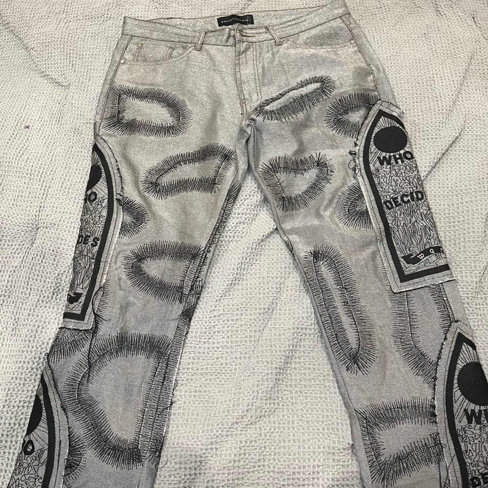 Who Decides War Chrome Fusion Denim Pants (Sz 36)